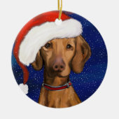 Vizsla Keramik Ornament (Vorne)