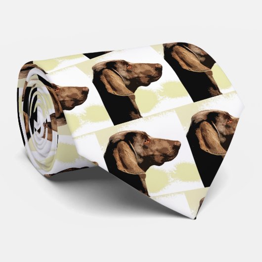 Vizsla Krawatte (Gerollt)