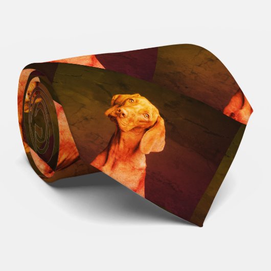 Vizsla Krawatte (Gerollt)