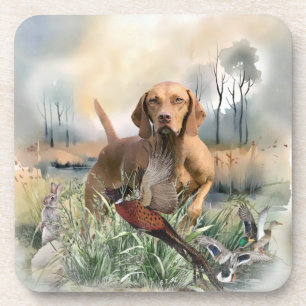 Vizsla , Kunst Getränkeuntersetzer
