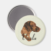 Vizsla Kunstgeschenke Magnet (Vorderseite/Rückseite)
