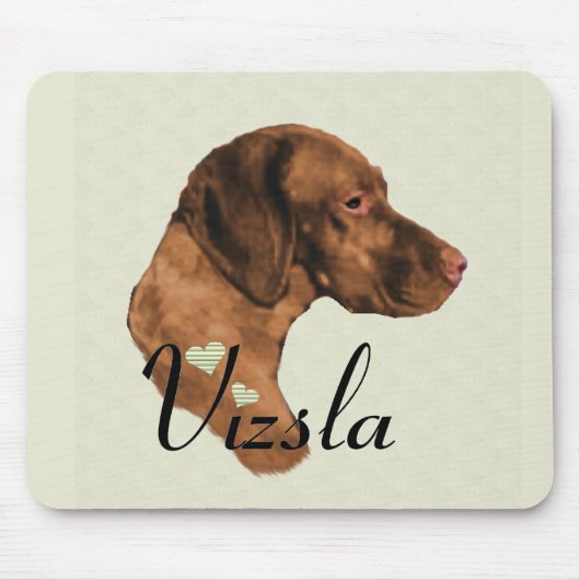 Vizsla Kunstgeschenke Mousepad (Vorne)