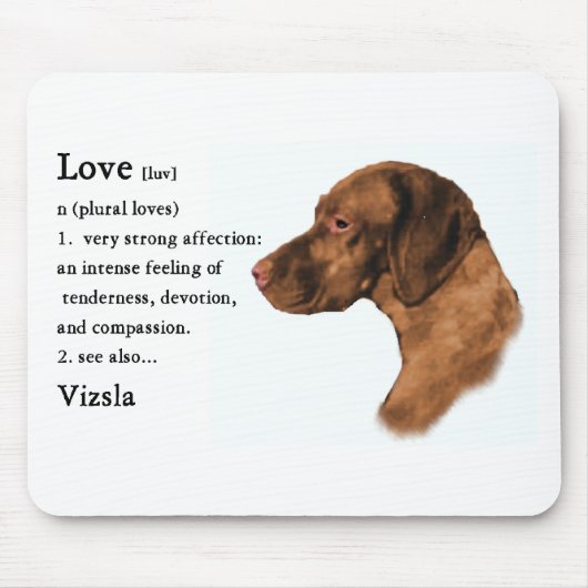 Vizsla Kunstgeschenke Mousepad (Vorne)