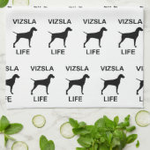 Vizsla Leben Geschirrtuch (Gefaltet)