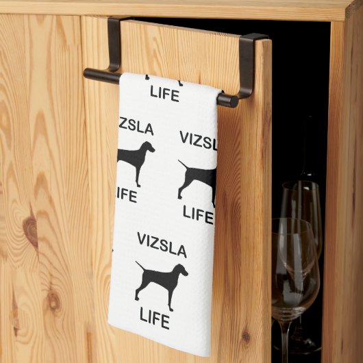 Vizsla Leben Geschirrtuch (Drittel gefaltet)