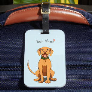 Vizsla-Liebe Anpassbare Gepäckmarke Gepäckanhänger