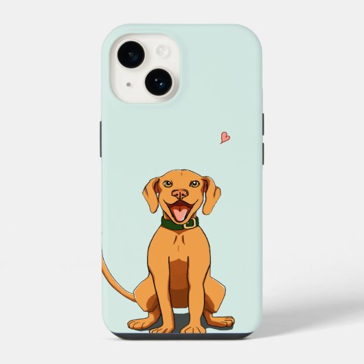Vizsla Liebe Simplistic Phone Case iPhone Hülle (Rückseite)