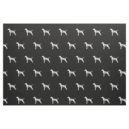 Vizsla Liebe Stoff (Fat Quarter (45,7 x 55,9 cm))