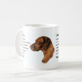 Vizsla Lovers Geschenke Kaffeetasse (Vorderseite Links)