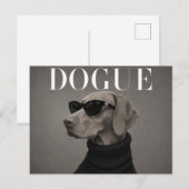 Vizsla Luxus-Moderedaktion Postkarte (Vorne/Hinten)