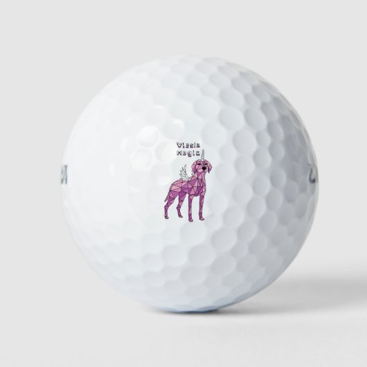 Vizsla Magic Unicorn Pegasus Golfball (Vorderseite)