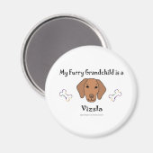 Vizsla Magnet (Vorderseite/Rückseite)
