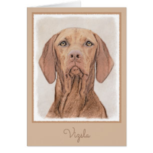 Vizsla-Malerei - Niedliche Original Hunde Kunst