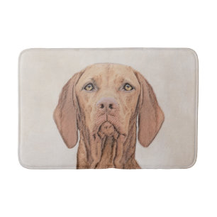 Vizsla-Malerei - Niedliche Original Hunde Kunst Badematte