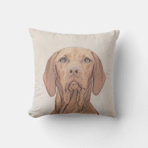 Vizsla-Malerei - Niedliche Original Hunde Kunst Kissen