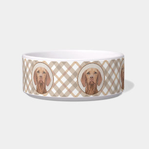 Vizsla-Malerei - Niedliche Original Hunde Kunst Napf