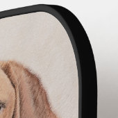 Vizsla-Malerei - Niedliche Original Hunde Kunst Pickleball Schläger (Linke Seite)