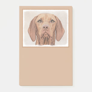 Vizsla-Malerei - Niedliche Original Hunde Kunst Post-it Klebezettel