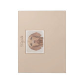 Vizsla-Malerei - Niedliches Original Hundekunst-Ed Notizblock (Rotiert)