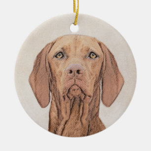 Vizsla-Malerei - Süße originelle Hundekunst Keramik Ornament