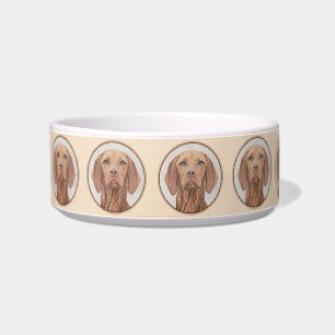 Vizsla-Malerei - Süße originelle Hundekunst Napf