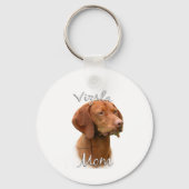 Vizsla-Mama 2 Schlüsselanhänger (Rückseite)