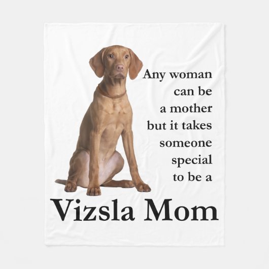 Vizsla Mama-Fleece-Decke Fleecedecke (Vorderseite)