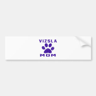 Vizsla Mama-Geschenk-Entwürfe Autoaufkleber