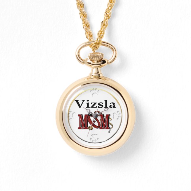 Vizsla-Mama-Geschenke Armbanduhr (Vorderseite)