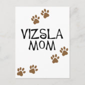 Vizsla-Mama Postkarte (Vorderseite)