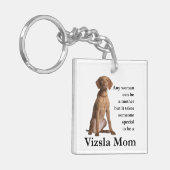 Vizsla Mama Schlüsselanhänger (Vorderseite links)