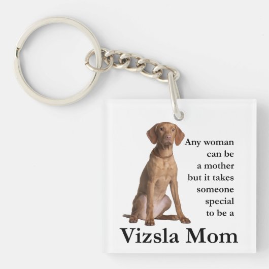 Vizsla Mama Schlüsselanhänger (Vorderseite)