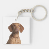 Vizsla Mama Schlüsselanhänger (Rückseite)