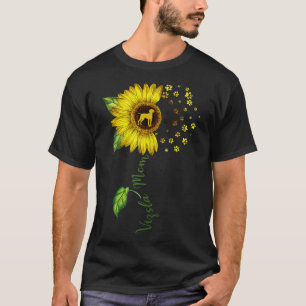 Vizsla Mama Sonnenblume Vizsla Lover Gifts Dog Mam T-Shirt