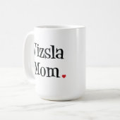 Vizsla Mama-Tasse Kaffeetasse (Vorderseite Links)
