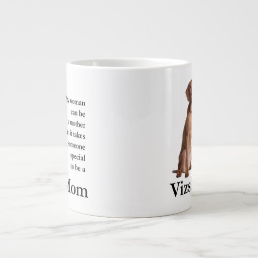Vizsla Mama-Tunnel-bohrwagenTasse Jumbo-Tasse (Vorderseite)