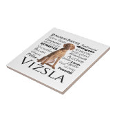 Vizsla Merkmal-Fliese Fliese (Seite)