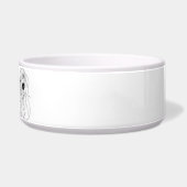 Vizsla Minimalist Line Art personalized bowl Napf (Rechts)