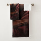 Vizsla mit dem Weihnachtsmann Weihnachten Badhandtuch Set (Insitu)