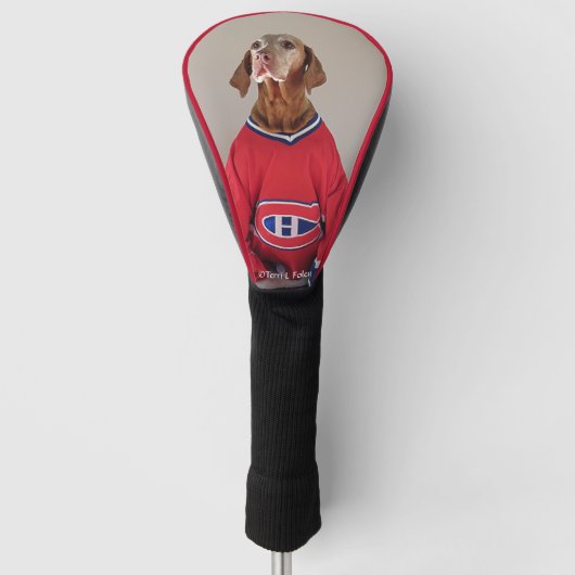 Vizsla Montreal Kanadier-Golf-Kopf-Abdeckung Golf Headcover (Vorderseite)