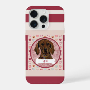 Vizsla + Name Valentine Heart iPhone 11 Pro Hülle iPhone 15 Pro Hülle