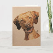 Vizsla Note Card Karte (Vorderseite)