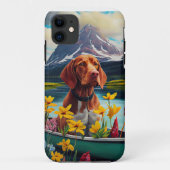 Vizsla on a Paddle: Ein Landschaftliches Abenteuer Case-Mate iPhone Hülle (Rückseite)