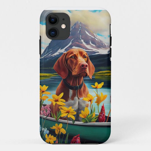 Vizsla on a Paddle: Ein Landschaftliches Abenteuer Case-Mate iPhone Hülle (Rückseite)
