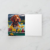 Vizsla on a Paddle: Ein Landschaftliches Abenteuer Karte (Innenseite)