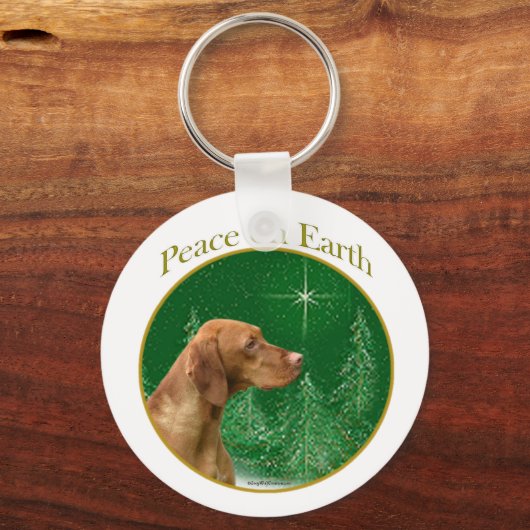 Vizsla Peace Schlüsselanhänger (Vorderseite)