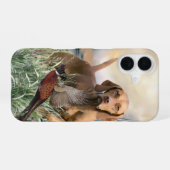 Vizsla & Pheasant iPhone 16 Hülle (Rückseite (Horizontal))