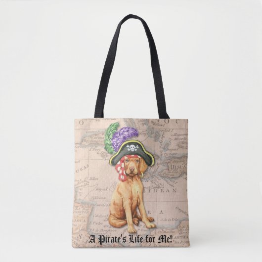 Vizsla Pirat Tasche (Vorderseite)
