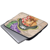 Vizsla Pirate Laptopschutzhülle (Vorne Knopf)