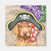 Vizsla Pirate Magnet (Vorne)